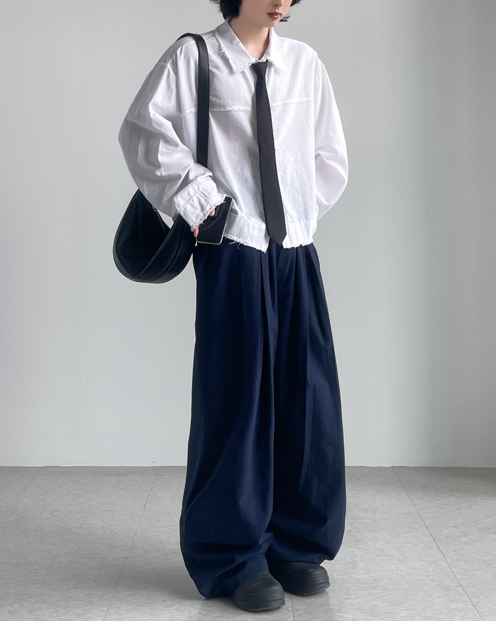 【YOURNUS】Yuushi Pintuck Wide Pants YOURNUS (ユアノス) - ユウシピンタックワイドパンツ / Yuushi
