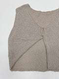 Boucle Two Button Overfit Vest