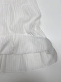 Antique Tiered Flare Long Skirt
