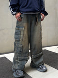 Unique Cargo Wide Denim