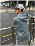 Ain Trucker Denim Hood Jacket