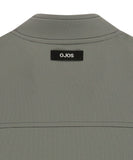 Metallic Tape Track Zip-Up