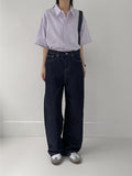 [unisex/non-fade] Selvedge Wide Denim PT