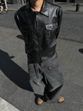 Solar Double Belt Denim Pants