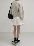 New Kaya Loose Fit Cropped Sweatshirt