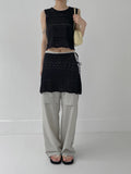Punching Lace Knit Skirt
