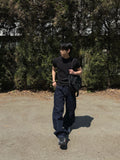 Esther Lettering Denim Pants