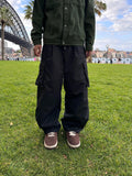 Unisex Swan Side Cargo Pants