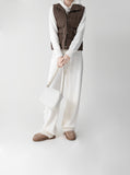 Duck Down High Neck Padded Vest