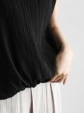 [Premium] Elange Pleated Banding Sleeveless