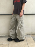 Barz Cut Curved Wide Pants