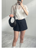 [Layered] Minuet Wrap Skirt Pants