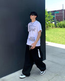 Vintage Diagonal Cargo Banding Pants
