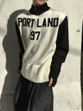 Portland 97 Color Matching Knit Zip-Up