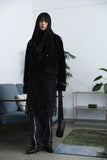 Cross long net knit