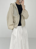 Cotri Banding Hood Wind Jumper
