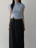 Beats Mockneck Cap Sleeve T-Shirt