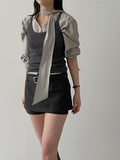 Ribbed sleeveless top