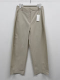 Curved Cotton Barrel Pants