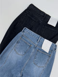 106 High-Waist Wide Denim Pants