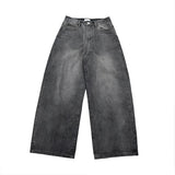 Beryl Gray Wide Denim