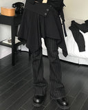 DRAPE WRAP MINI SKIRT