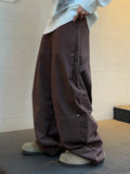 Rivet Side Detail Cotton Pants