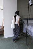 shirring wide pants