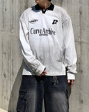 Dirty Washed Collar Long Sleeve