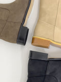 Matte Western Round Boots