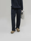 Uni Ribbed Knit Setup Pants