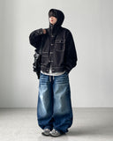 Bell Stitch Work Hood Jacket