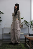 Fleece banding cargo pants