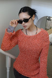 Lauren Unbalanced Long Knit