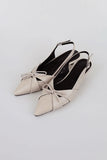 Twist Leather Mule