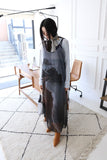 Graphic Chiffon Dying One Piece