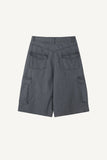 Cross-print Cargo Bermuda Pants