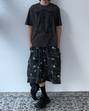 Flower Camo Cargo Bermuda Pants