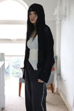 Hood Boucle Two-Way Zip-Up