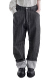 KNEE CUT CURVE PANTS