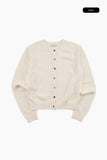Ciel round button-up cardigan
