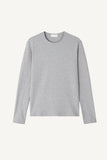 Slim Crop Waffle Long Sleeve