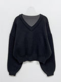 [Plan] Pintuck Daily V-Neck Knit