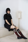 Petite lace knee socks
