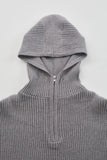 Jun half zip-up warmer knit