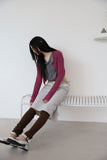 Eyelet one-piece skirt