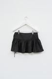 (W) Dot Frill Wrap Skirt