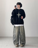 Glitter Washing Over Sweatshirt