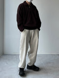 Fleece Collar Half Zip-Up