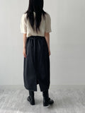 [Setup Available] Stitch Banding Long Skirt